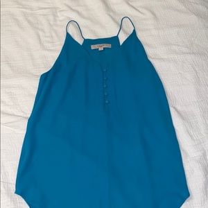 Business casual blue tank top